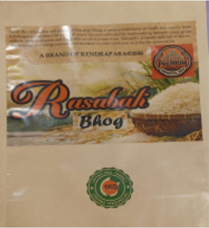 Leelavati rice variety packaged as Rasabali Bhog